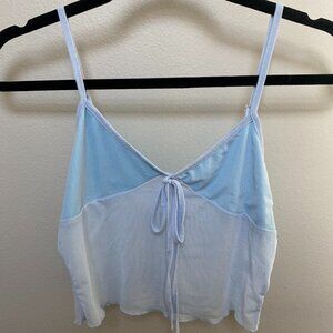 Sheer Blue Cami Top